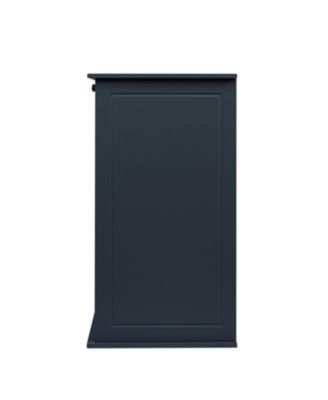 Tilt-out Cabinet Laundry Sorter with Shutter Front, Navy