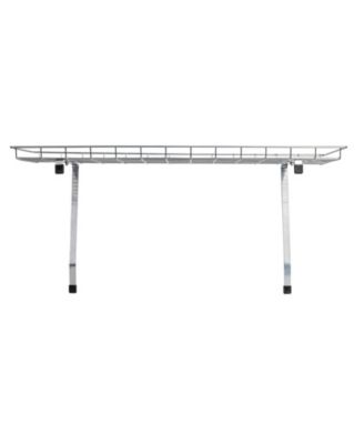 Rear Display Over-The-Washer Storage Shelf, Silver