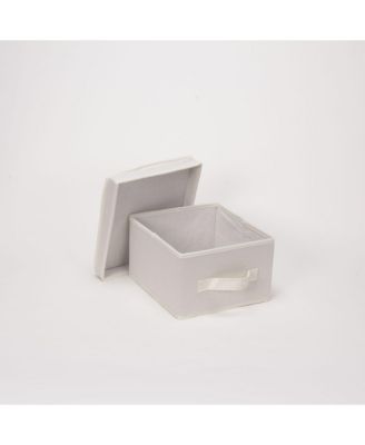 Medium Storage Bin with Lid, Natural