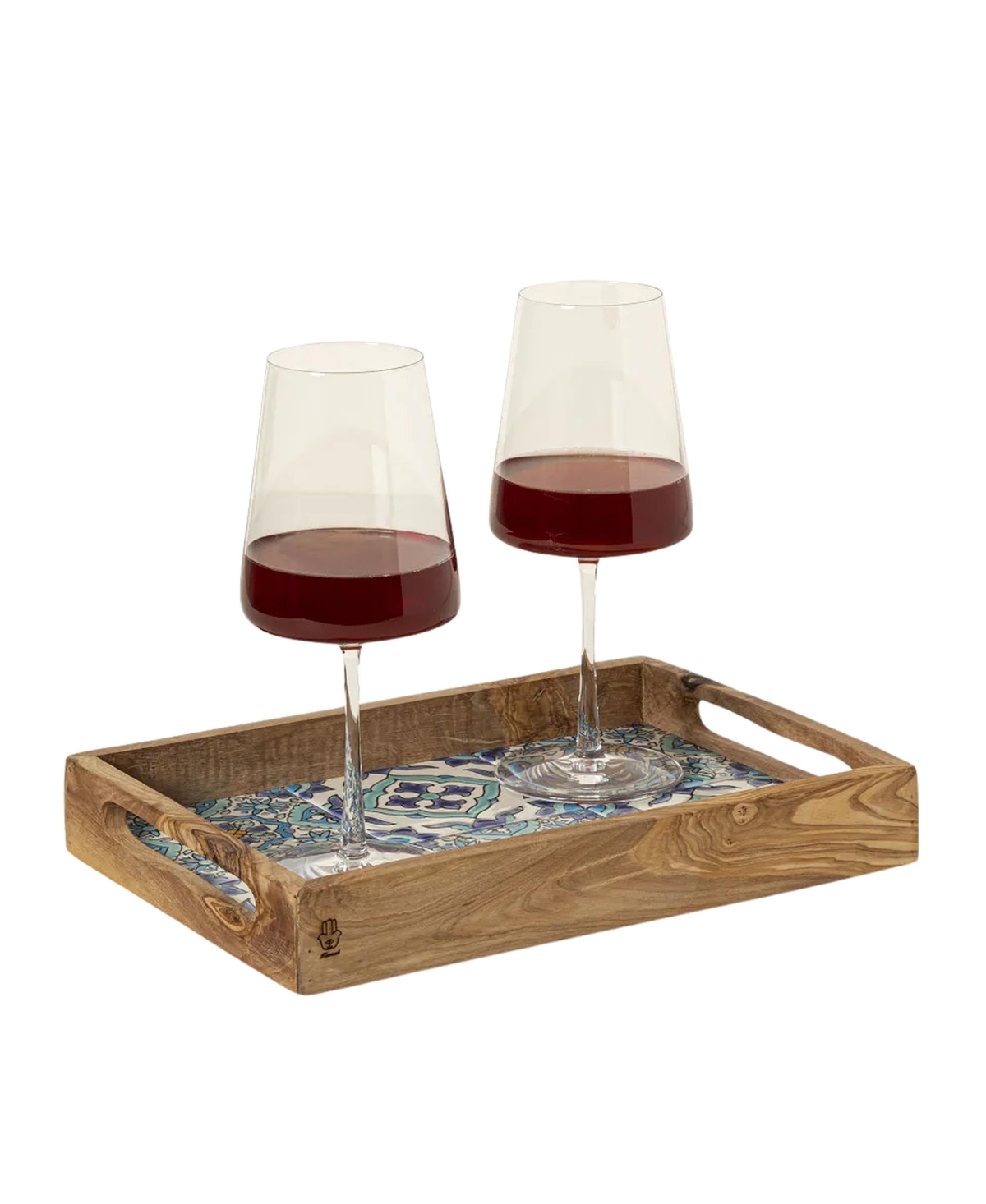 Uncommon Goods Sea & Sky Tunisian Tile Serving Tray