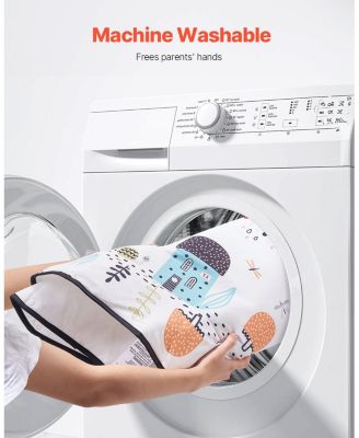 Baby Activity Gym Mat with 6 Hanging Toys for Tummy Time