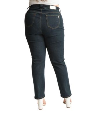 Women's Denim High Rise Straight in 30" Inseam - Isabella Jean
