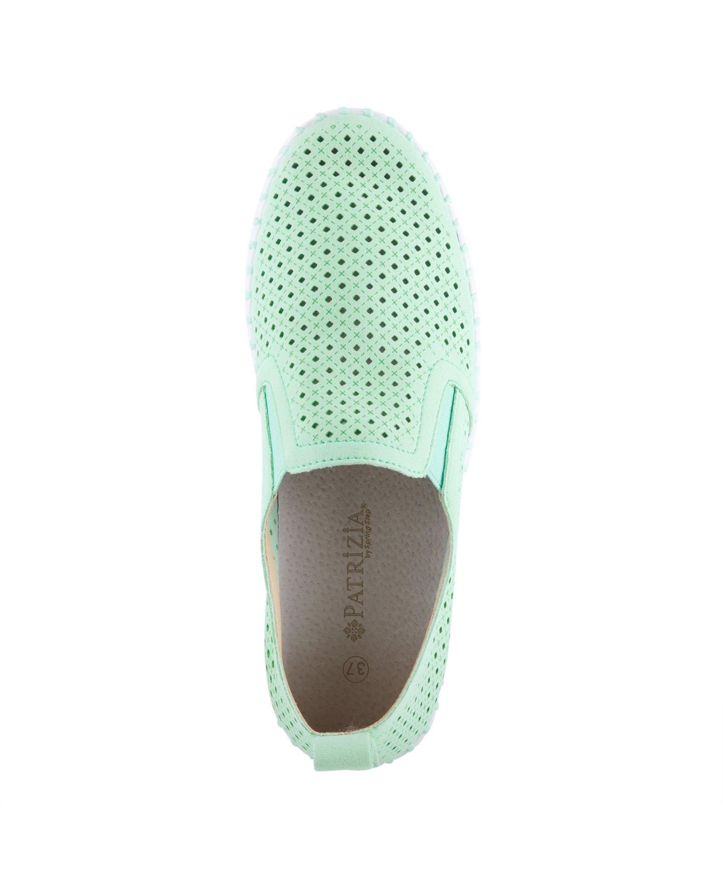 Женские кроссовки Patrizia Surfie Perforated Slip-On, цвет: Мятный зелёный — фото 3