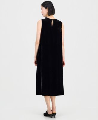 Women's Velvet Sleeveless Dress