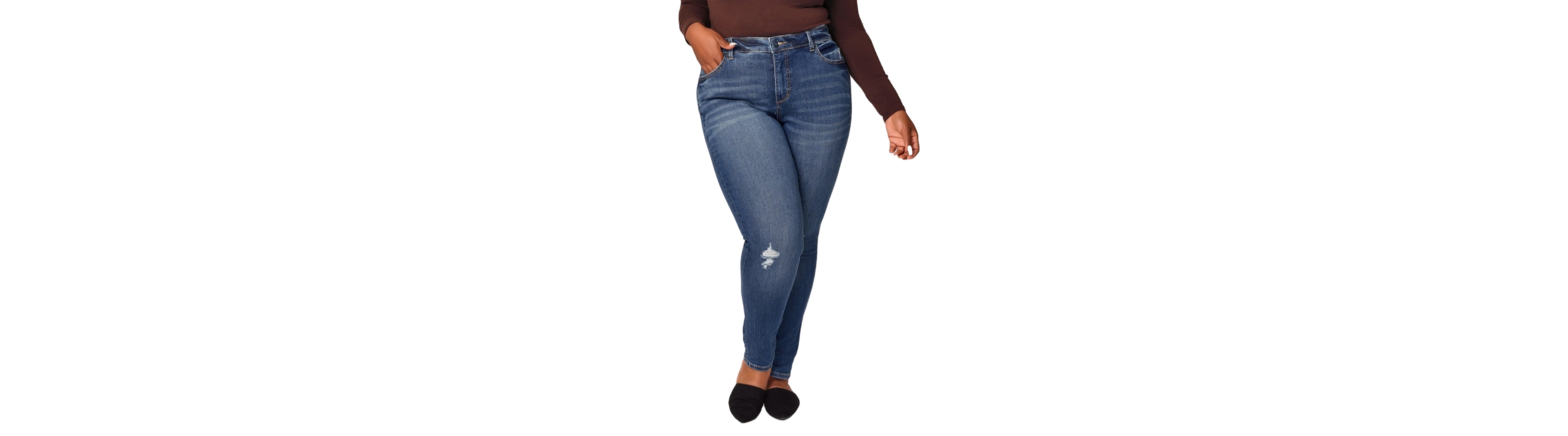 Slink Jeans Women's Denim High Rise Skinny 31" Inseam - Lydia