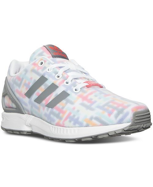 Adidas Big Girls Zx Flux Print Casual Sneakers From Finish Line