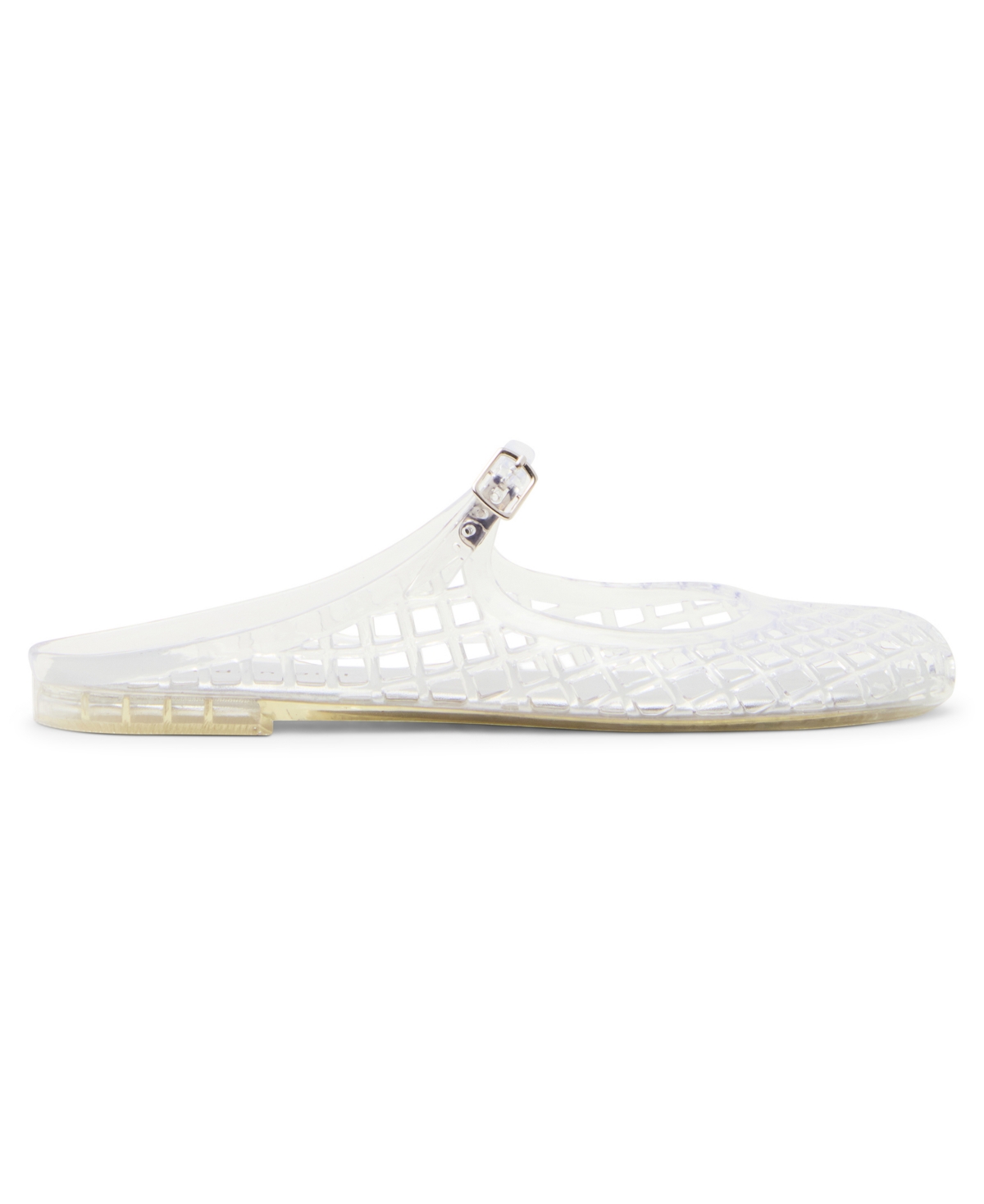 Madden Girl Women's Safron Caged Jelly Mary-Jane Slip-On Flats