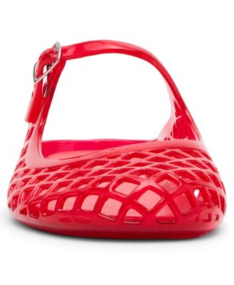 Women's Safron Caged Jelly Mary-Jane Slip-On Flats