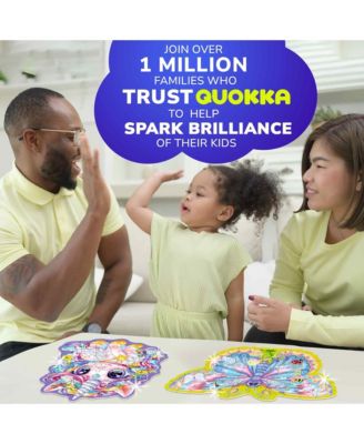 Shimmer Puzzles for Kids –  4-Pack Dragon, Rocket, Firetruck & Dinosaur Children's Game