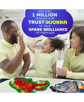 Shimmer Puzzles for Kids –  4-Pack Dragon, Rocket, Firetruck & Dinosaur Children's Game