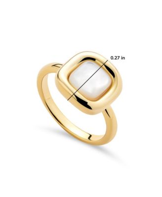 Statement Ring - Clara Ring Mother of pearl