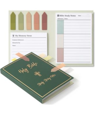 Holy Bible Study Sticky Notes, 225 Pcs, Vintage Colors,