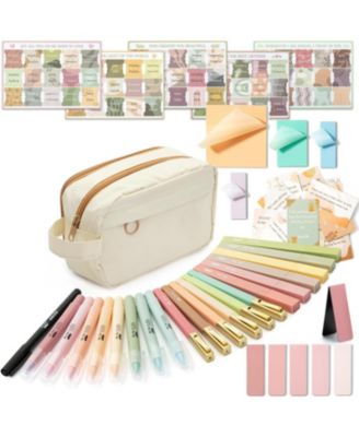 Bible Journaling Kit, Bible Study Supplies, No Bleed Bible
