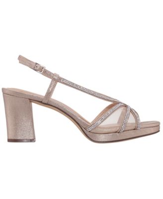 Women's Bonney Rhinestone Block Heel Dress Sandals