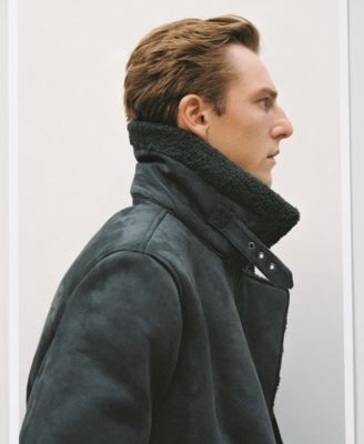 Men's Double Face Fleece Effect Jacket