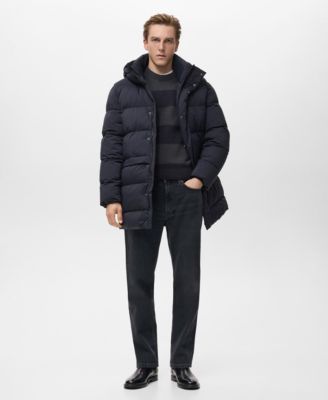Men's Water-Repellent Hood Puffer Coat