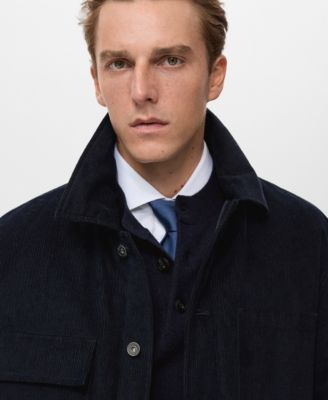 Men's Pockets Corduroy Jacket