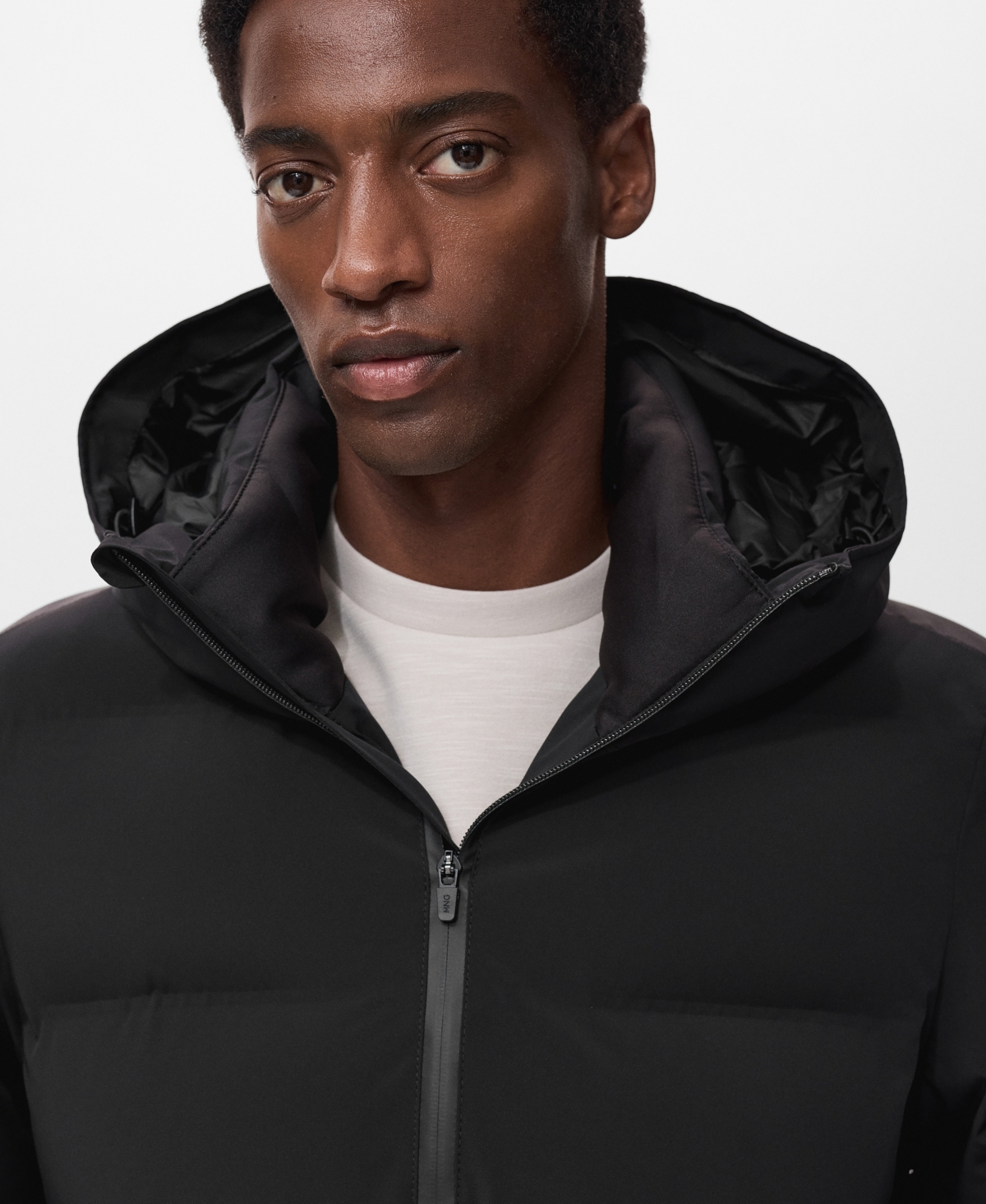 Mango Men's Waterproof Hood Puffer Coat