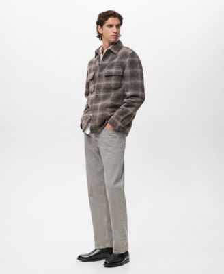 Men's Wool-Blend Check Jacket