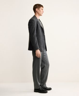 Men's Slim Fit Wool Blend Blazer