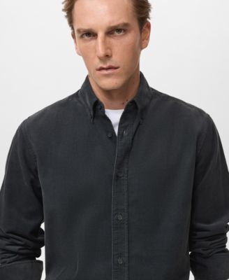Men's Classic-Fit Micro-Corduroy Shirt