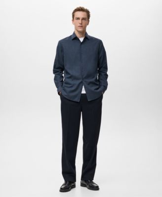 Men's Regular-Fit Cotton Shirt