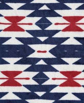Americana Printed Ultra Soft Plush Fleece Throw, 50" x 70"