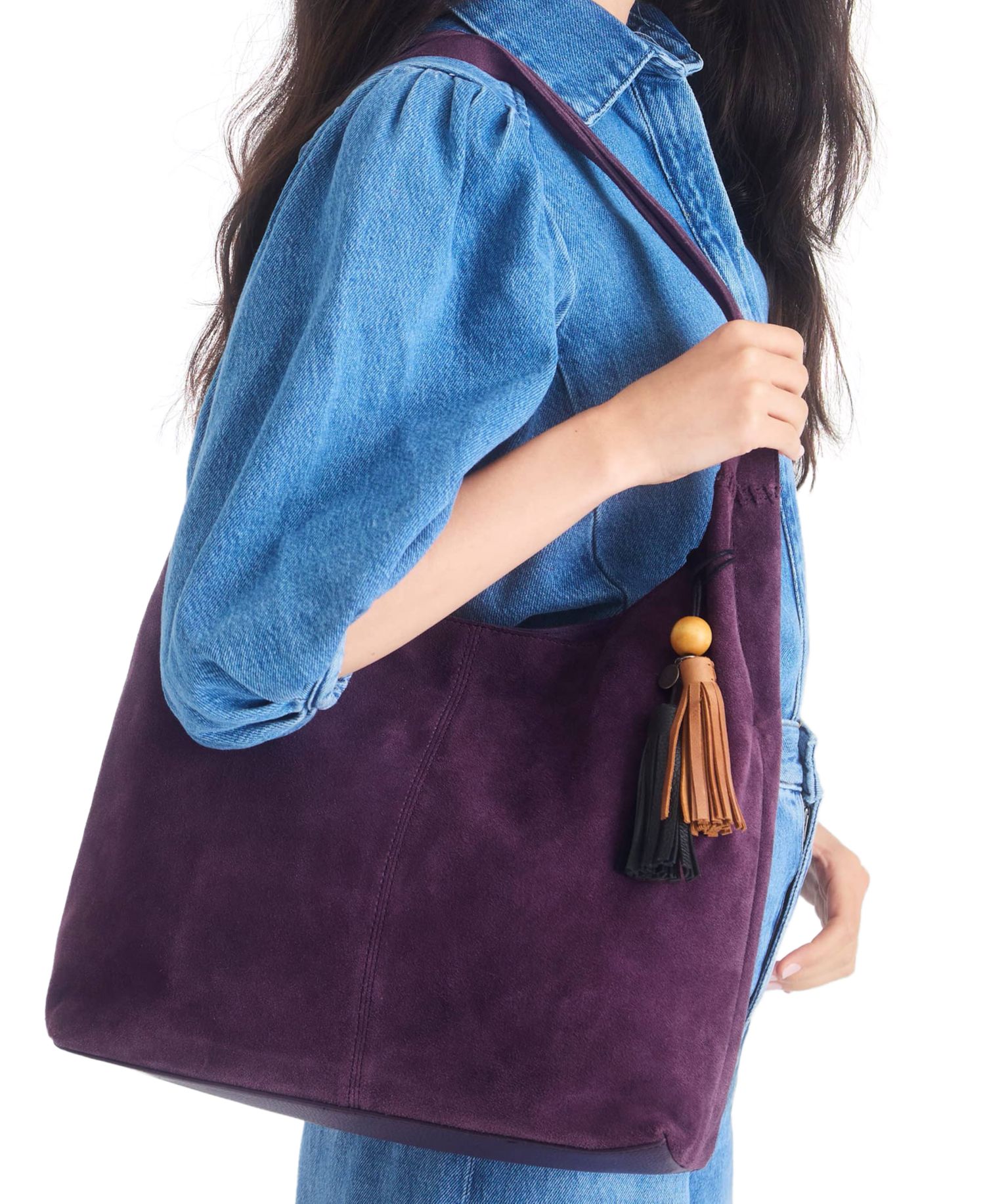 Huntley Leather Hobo Bag