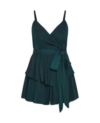 Women's Party Wrap Playsuit