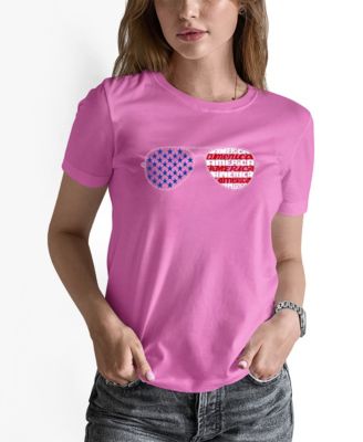 Women's Americana Sunglasses Word Art Long-Sleeve T-Shirt