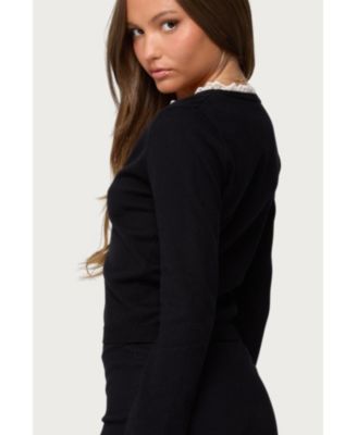 Women's Sansa Lacey Knit Cardigan