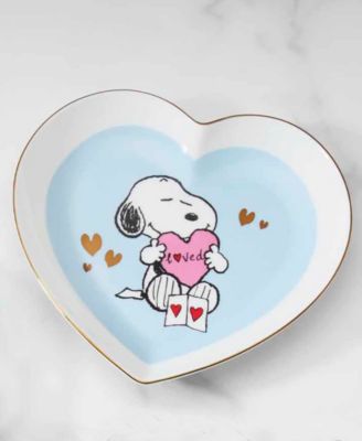 Snoopy Valentine's Day Heart Plates, Set of 4