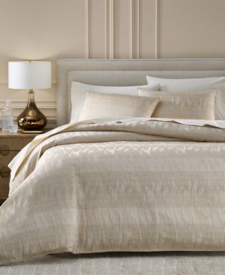 Hotel Collection Gilded Stripe Duvet Cover Set, Full/Queen, Exclusively at Macy’s