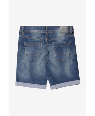 Big Boys Roll-Up Denim Shorts 2-Pack