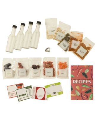 Make Your Own Hot Sauce Kit, 4 Bottles
