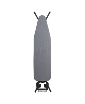 Ultra Ironing Board, 4-Leg, with Iron Rest, Matte Black Frame, Grey Cover