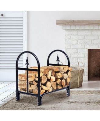 2 Feet Outdoor Heavy Duty Steel Firewood Storage Holder