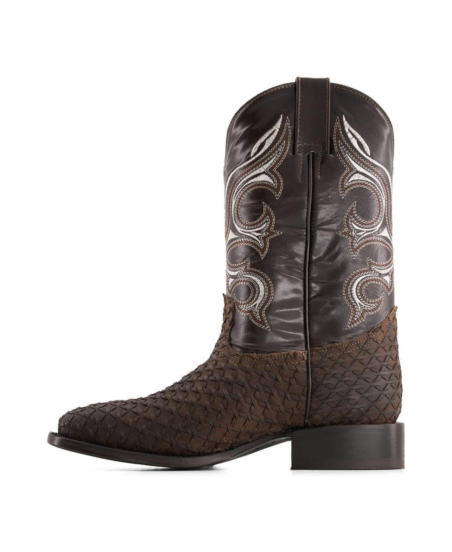 Men's Real Leather Cowboy Boots