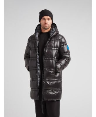 Men's R4D Tramline Hooded Long Puffer Coat