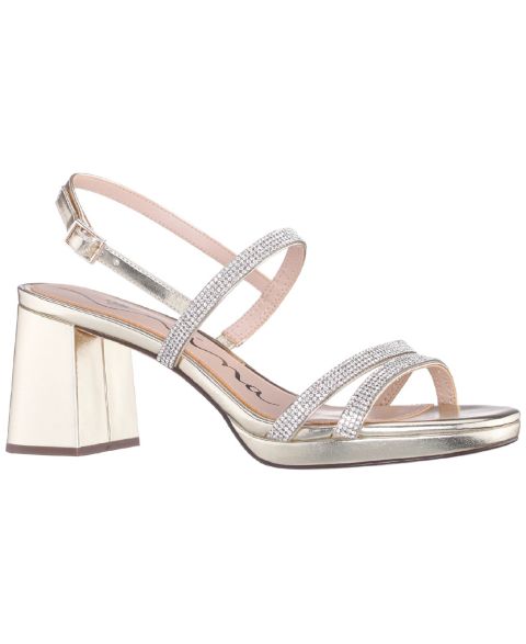 Женские сандалии Nina Berna Dress Block Heel, цвет: Platino