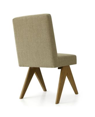 3-Piece Round Dining Table Set for 2, Small Kitchen Table with Rubberwood Legs and Upholstered Chairs for Apartment or Nook