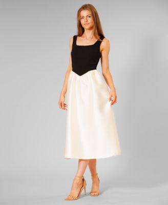 julia jordan - Women's Sleeveless Square Neck Dress