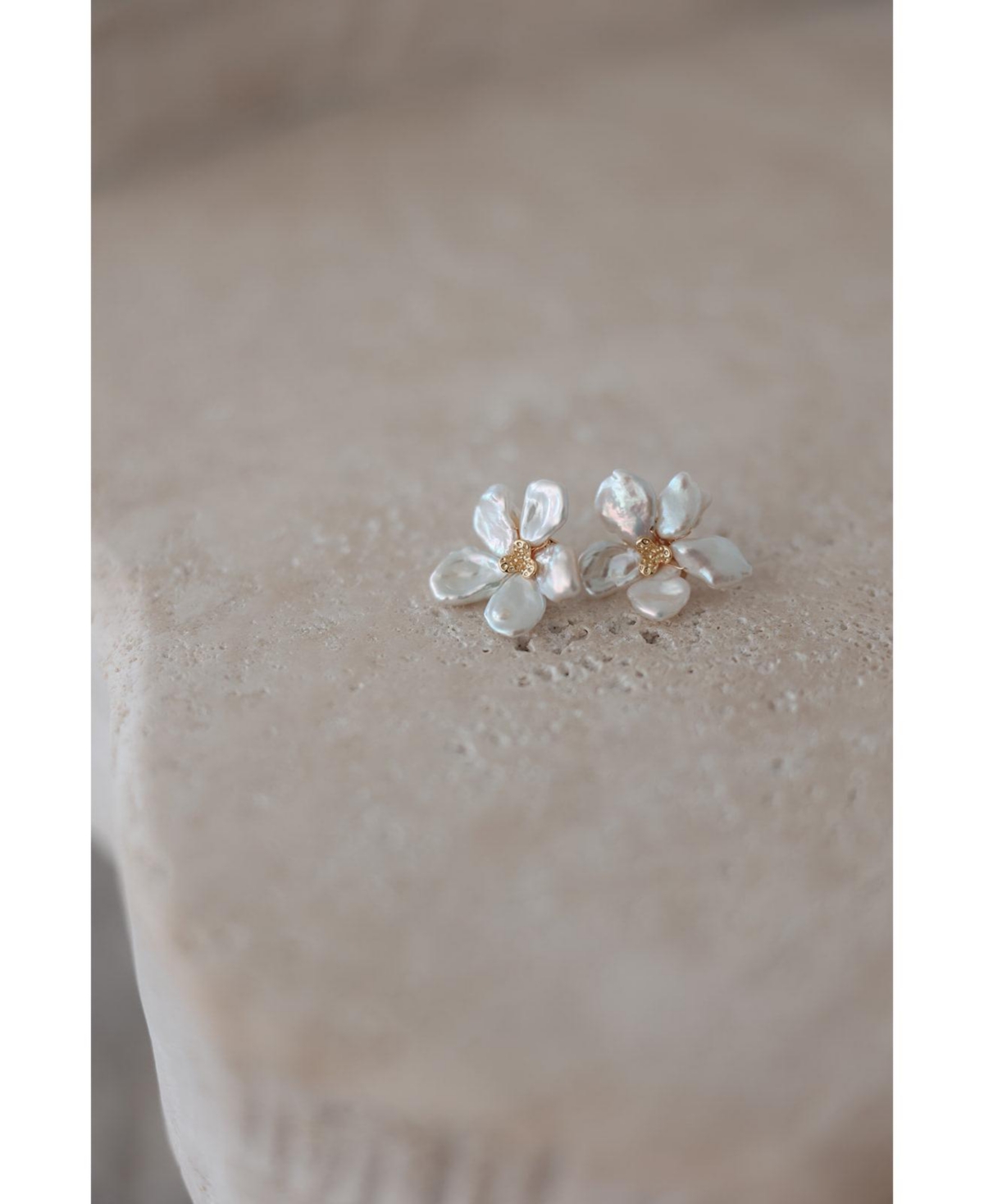 Untamed Petals Elodie Baroque Stud Earrings