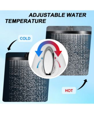 Adjustable Dual-Nozzle Cleansing Attachment – Hot & Cold Water Spray with Self-Rinsing Function, Easy Installation