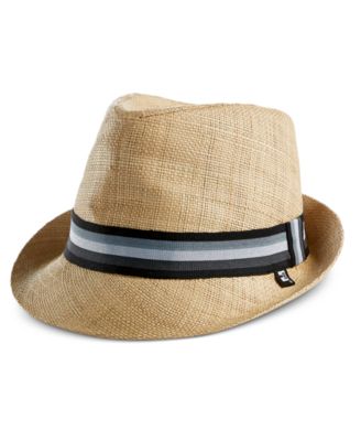 woven fedora hat