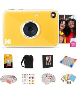 Printomatic+ Instant Camera Gift Bundle with Case, Zink Paper & Accessories
