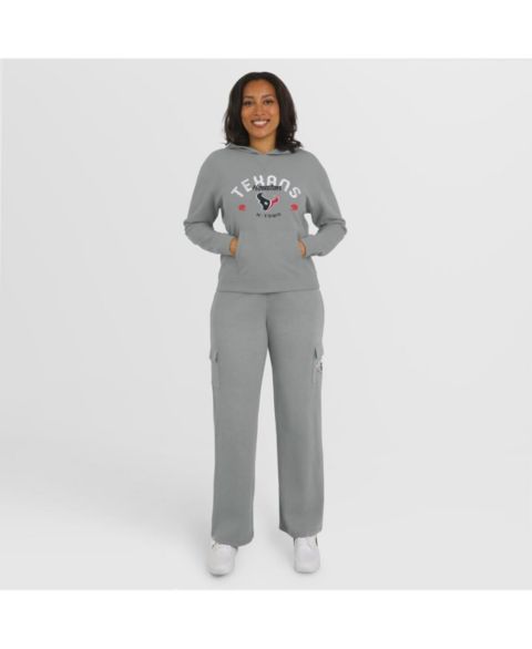 Женский домашний комплект Wear by Erin Andrews Houston Texans: рубашка с капюшоном и брюки