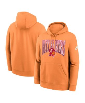 Men's Orange Tampa Bay Buccaneers Full Blitz Club Fleece Pullover Sweatshirt Hoodie