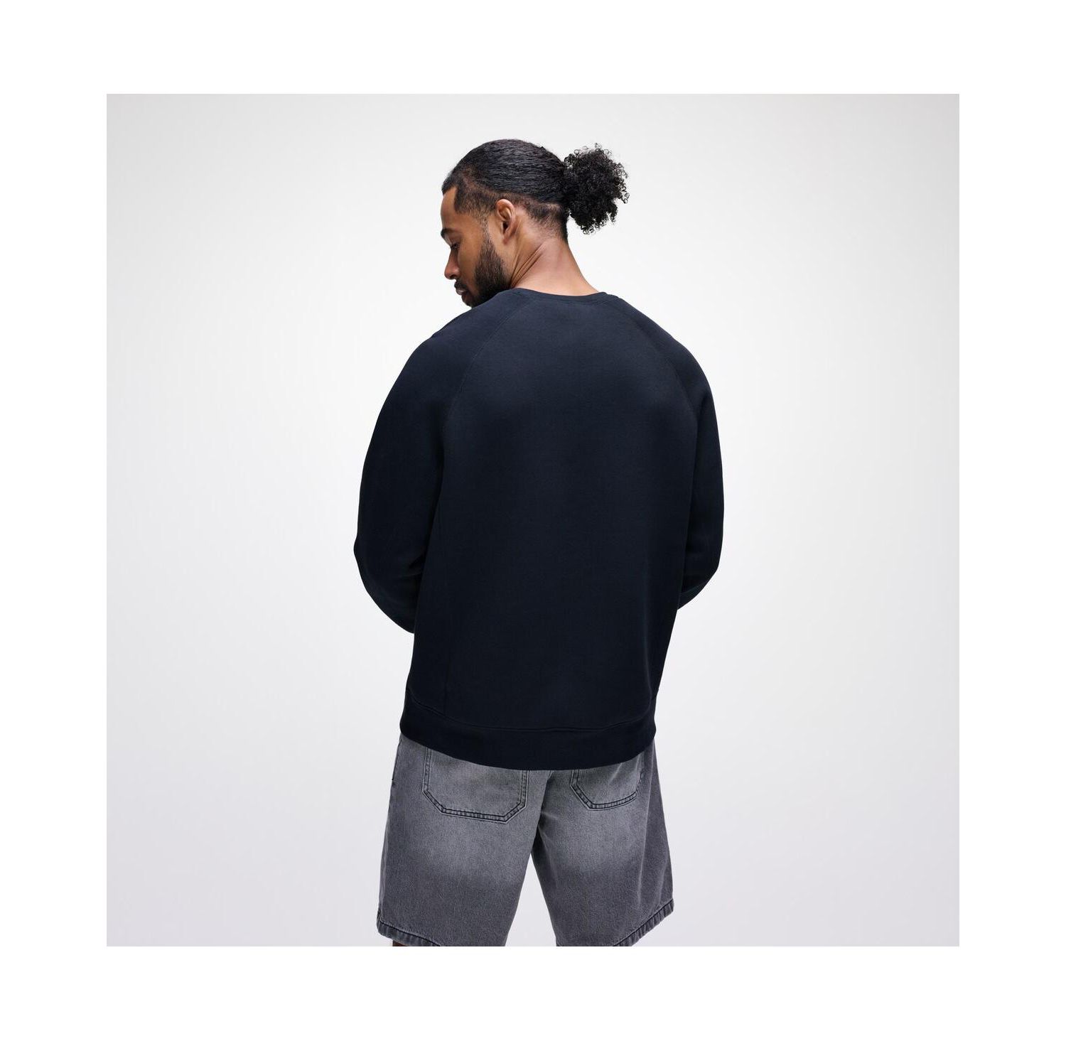 Men's Black Kansas City Chiefs Tech Fleece Raglan Sweatshirt