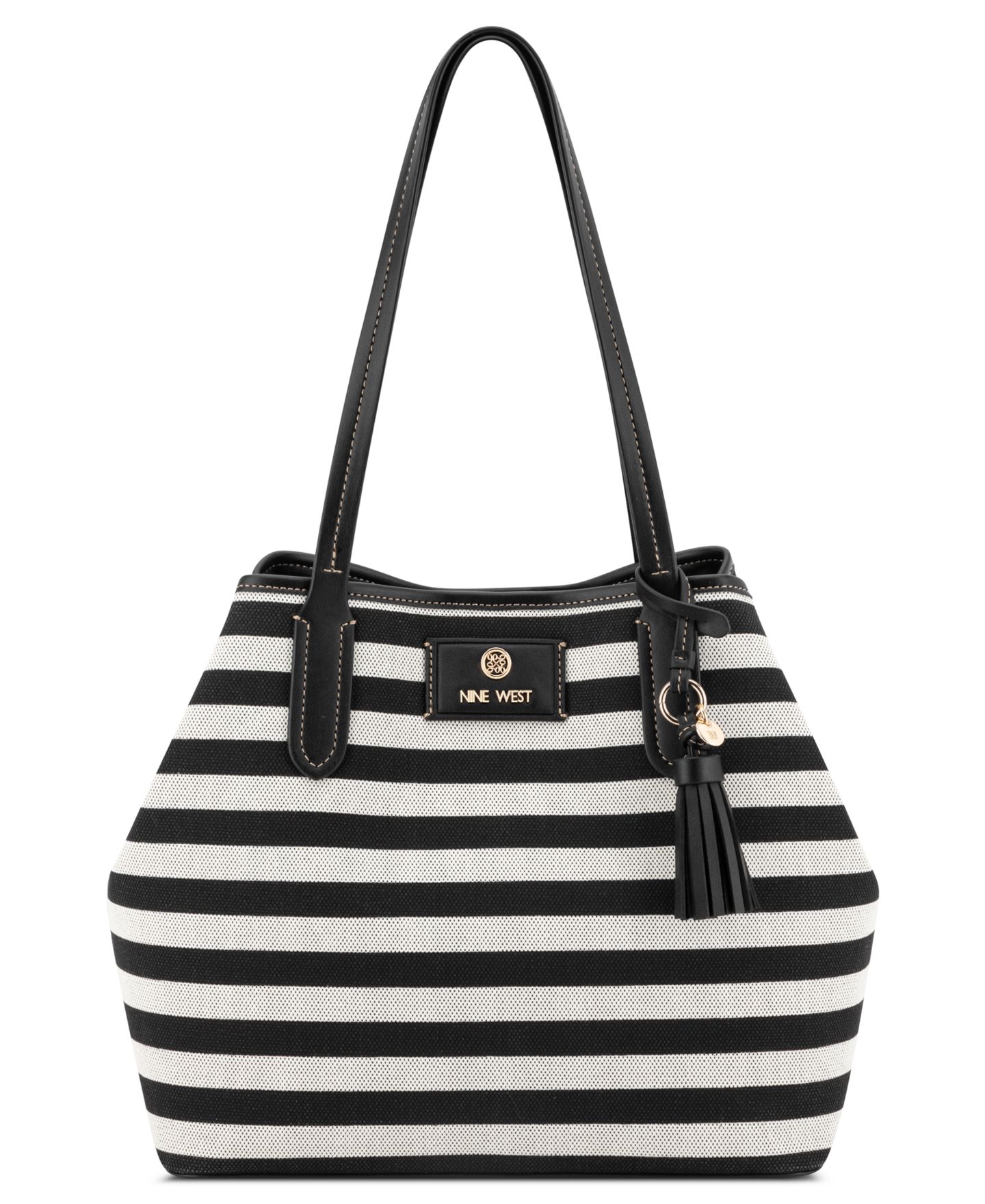 Женская сумка Nine West Nori 2 in 1 Large, цвет: Натуральный чёрный — фото 6